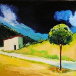 Purello la vercata olio su tela 50 x 60